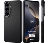 Etui z włókna z MagSafe na Samsung Galaxy S26 3mk Aramid MagCase