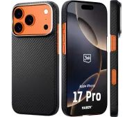 Etui z włókna z MagSafe na Apple iPhone 17 Pro 3mk Aramid MagCase