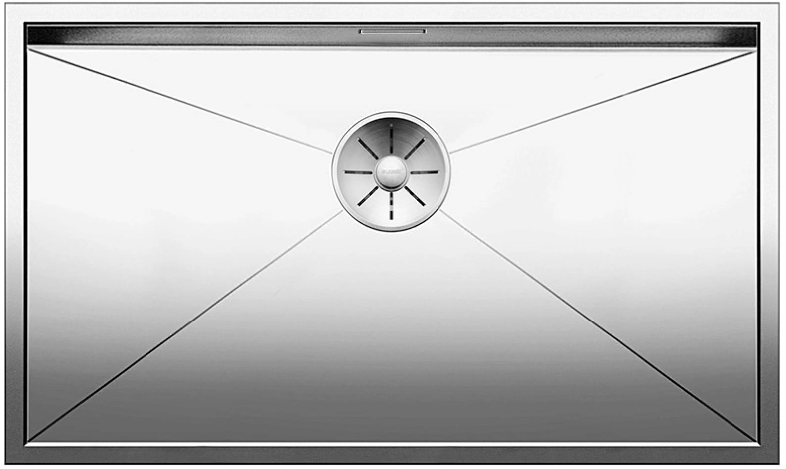 Blanco ZEROX 700-U 521593 Stalowy Srebrny