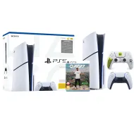 Sony PlayStation 5 Slim E Chassis (PS5) 1TB z napędem + Dodatkowy pad Marathon + EA SPORTS FC 27
