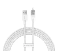 Baseus CATS010102 Explorer Series USB-A do Lightning 2,4A 2m Biały