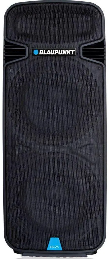 Blaupunkt PA25 160W Bluetooth Radio FM Mikrofon Karaoke Czarny