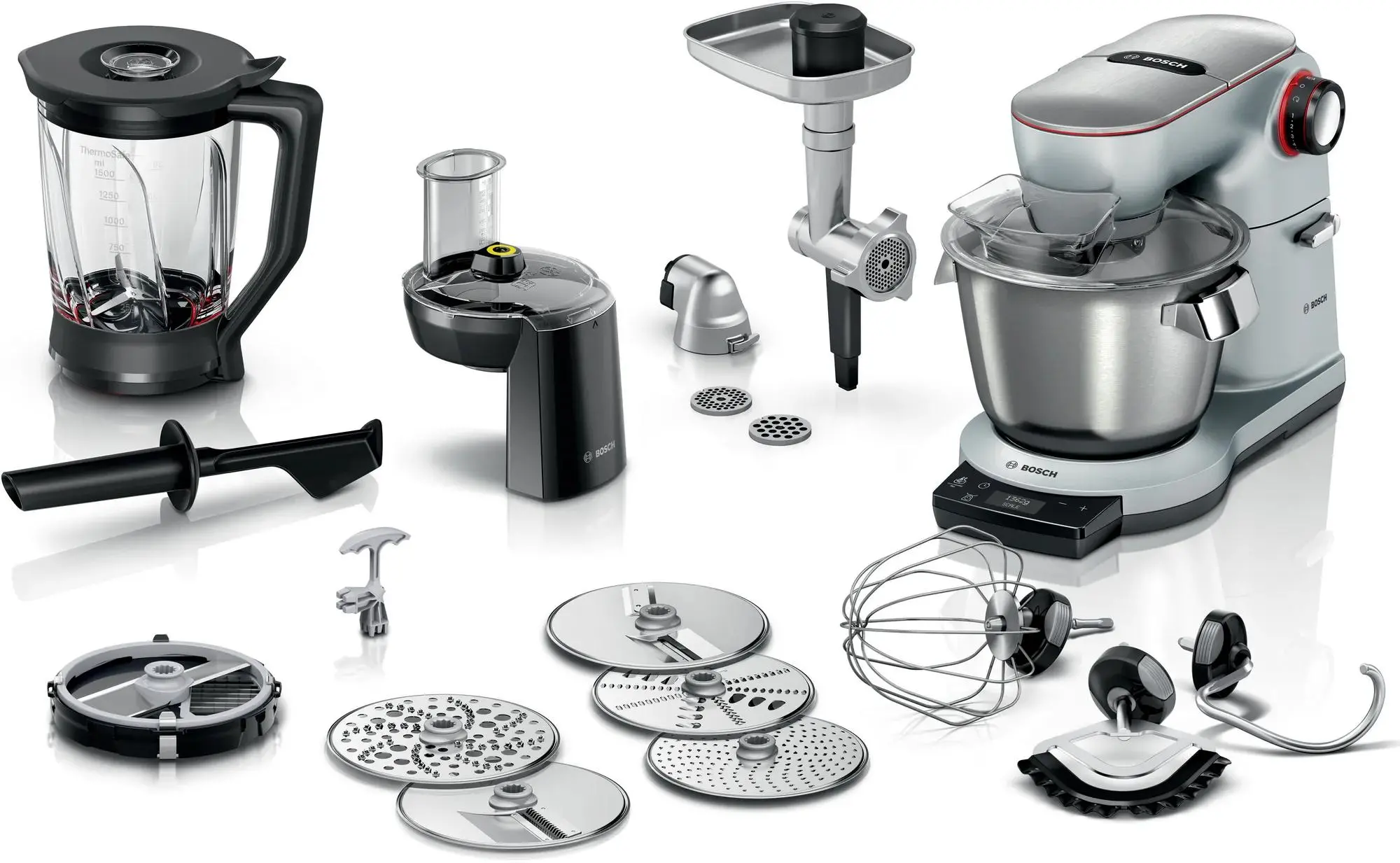 Bosch MUM9BX5S61 Z wbudowaną wagą Krajarką w kostkę Inteligentnym czujnikiem pracy