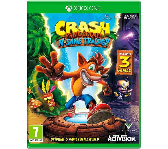 gra Crash Bandicoot N. Sane Trilogy Gra na Xbox One (Kompatybilna z Xbox Series X)