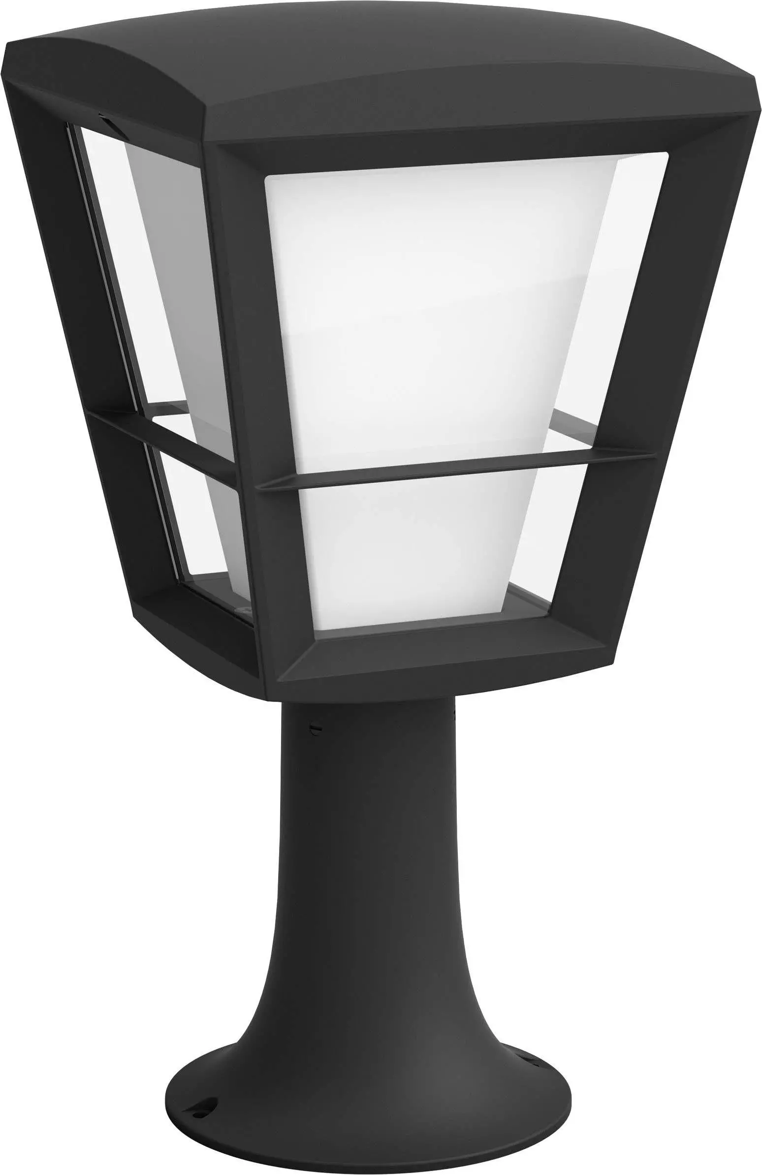 Philips Econic Hue Outdoor Pedestal Light Black 17441/30/P7
