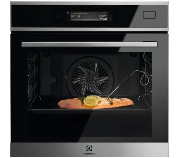 Electrolux 800 SteamBoost EOB9S31WX Termoobieg Termosonda Zdalne sterowanie Czarno-stalowy