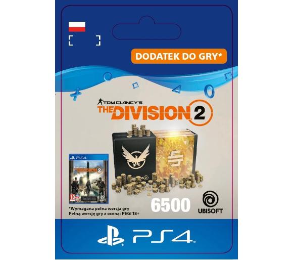 kod aktywacyjny Tom Clancy's The Division 2 - Pakiet 6500 Kredytów [kod aktywacyjny] PS4