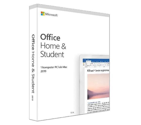 oprogramowanie Microsoft Office Home & Student 2019 Box