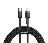 Baseus USB-C PD Cafule PD 2,0 QC 3,0 60W 1m Czarno-szary