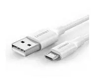 UGREEN micro USB QC 3,0 2,4A 2m Biały
