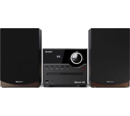 Sharp XL-B512 BR 15W Bluetooth Radio FM Czarno-brązowy