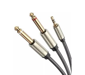 kabel analogowy audio UGREEN AV126 / 10615 2x jack 6,3 mm do jack 3,5 mm 2m