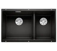 Blanco SUBLINE 430/270-U 525991 Komora z lewej strony Granitowy Czarny