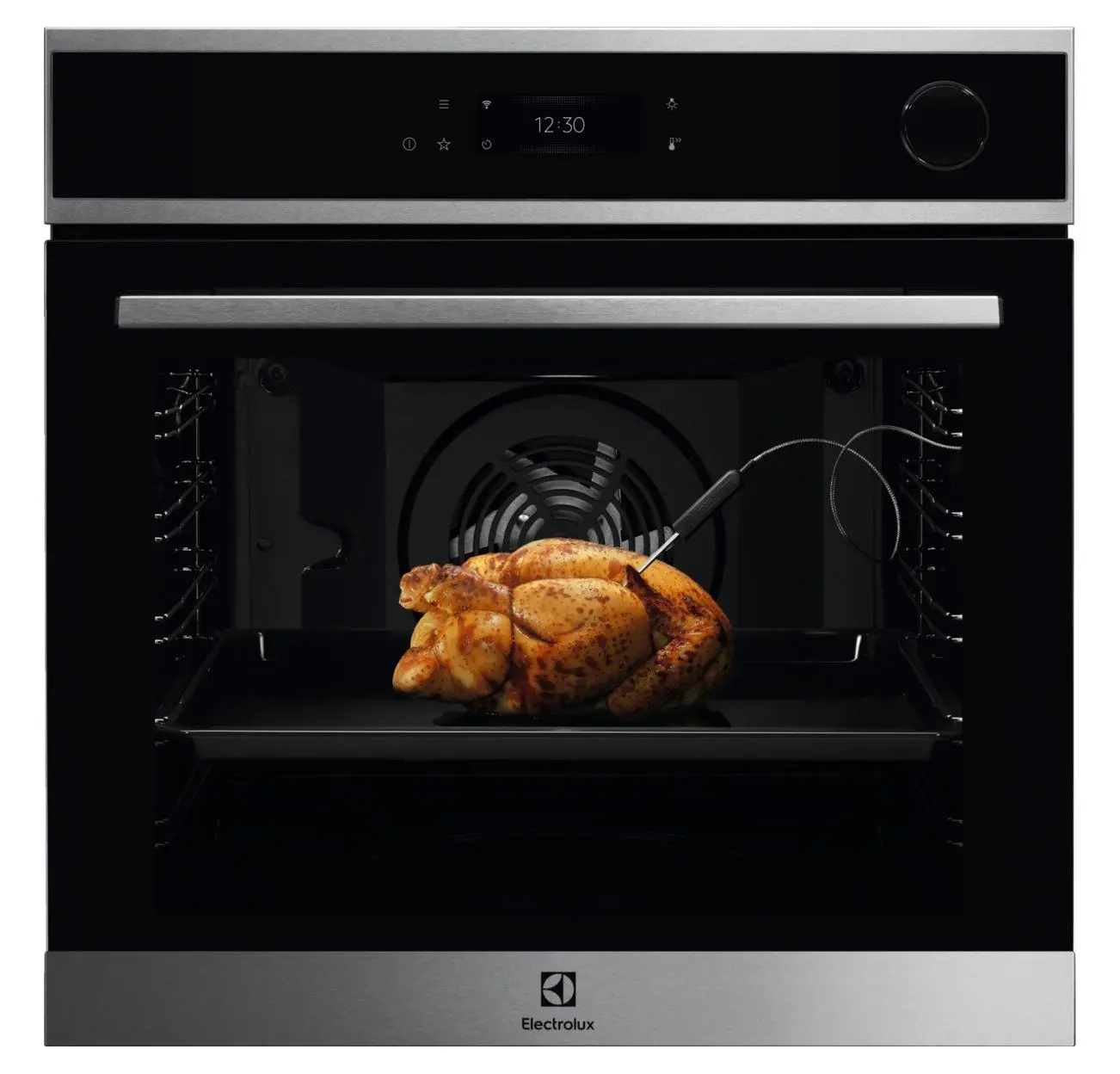 Electrolux 700 SteamCrisp EOC8H39WX Termoobieg Termosonda Zdalne sterowanie Czarno-srebrny