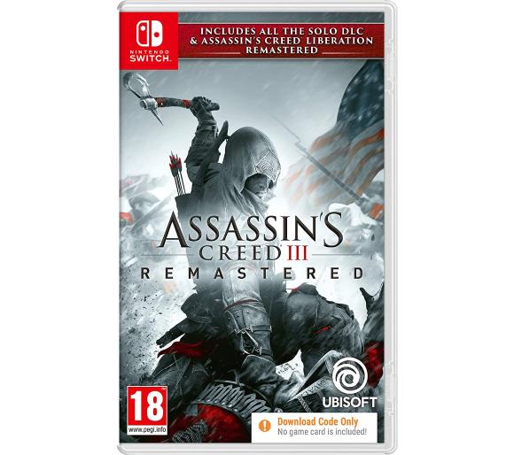 gra Assassins Creed III Remastered + Liberation Remastered (Code in Box)  Gra na Nintendo Switch