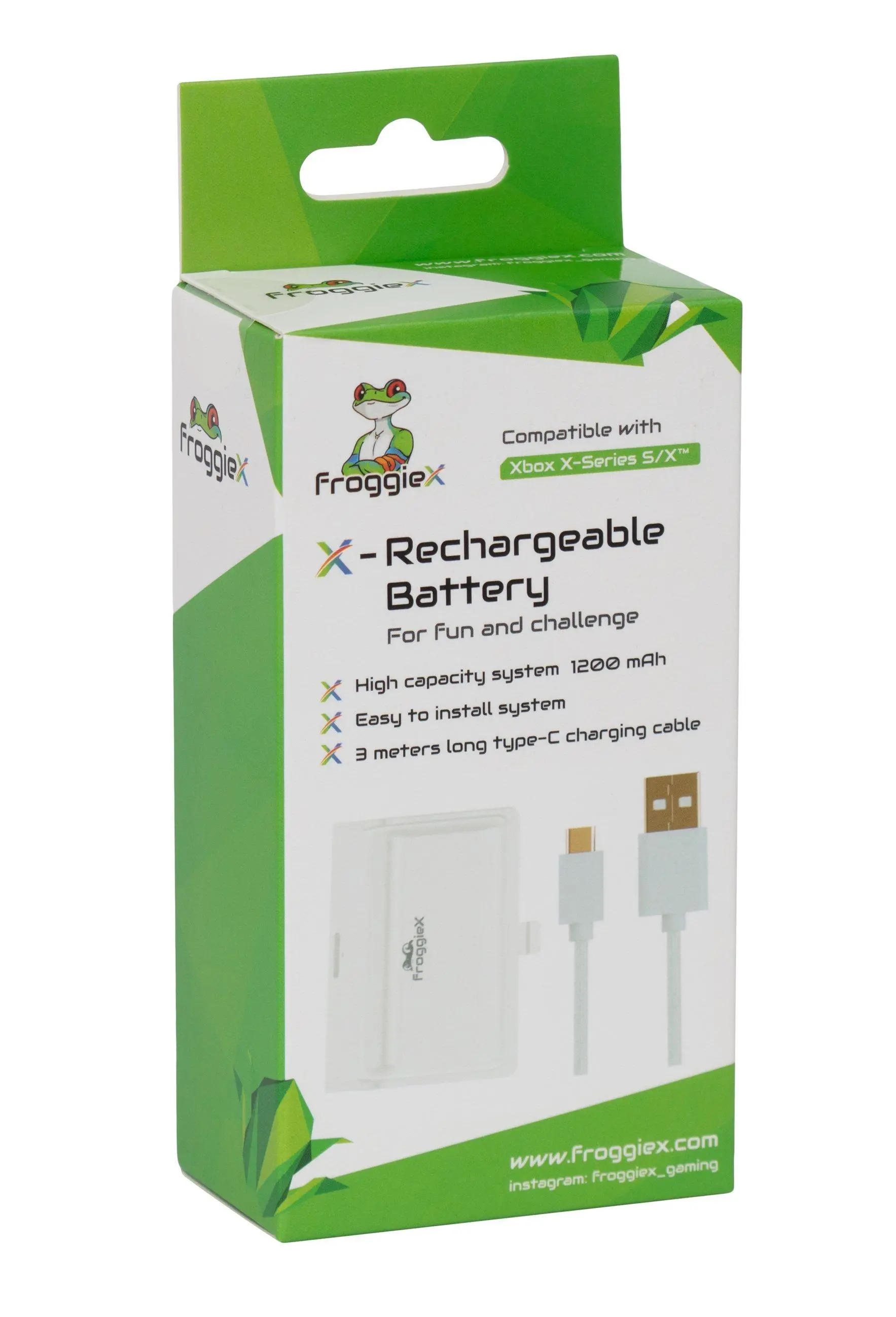 FroggieX FX-XS-B2-W wymienny do pada Xbox Series X/S miniaturka