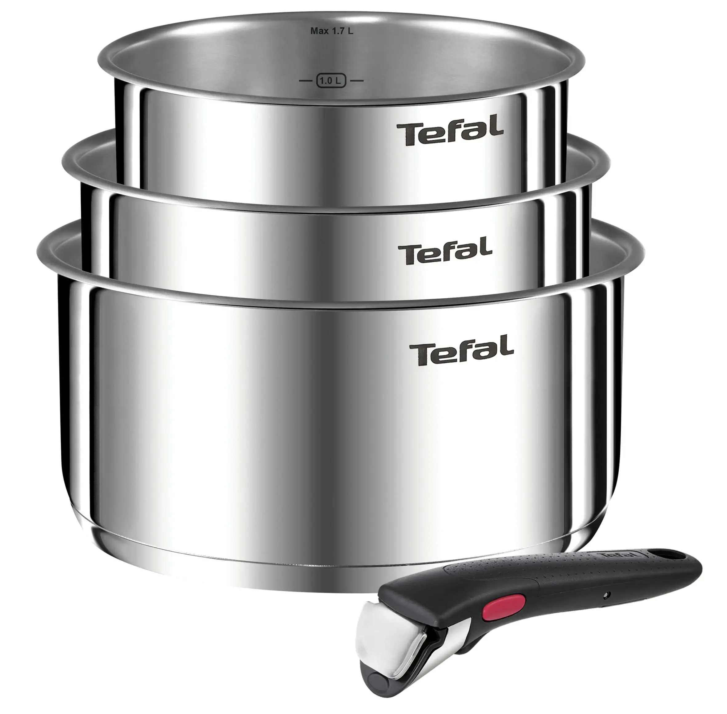 Tefal Ingenio Emotion L8964S55 Indukcja Stal nierdzewna 4 elementy