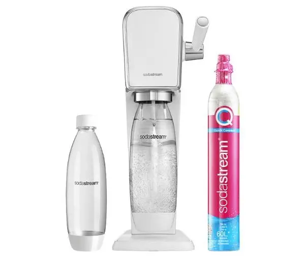 Sodastream ART Biały + Nabój z gazem CO2