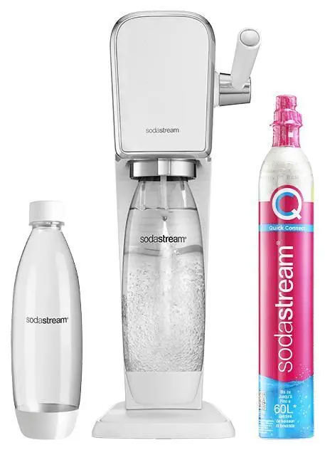 Sodastream ART Biały + Nabój z gazem CO2
