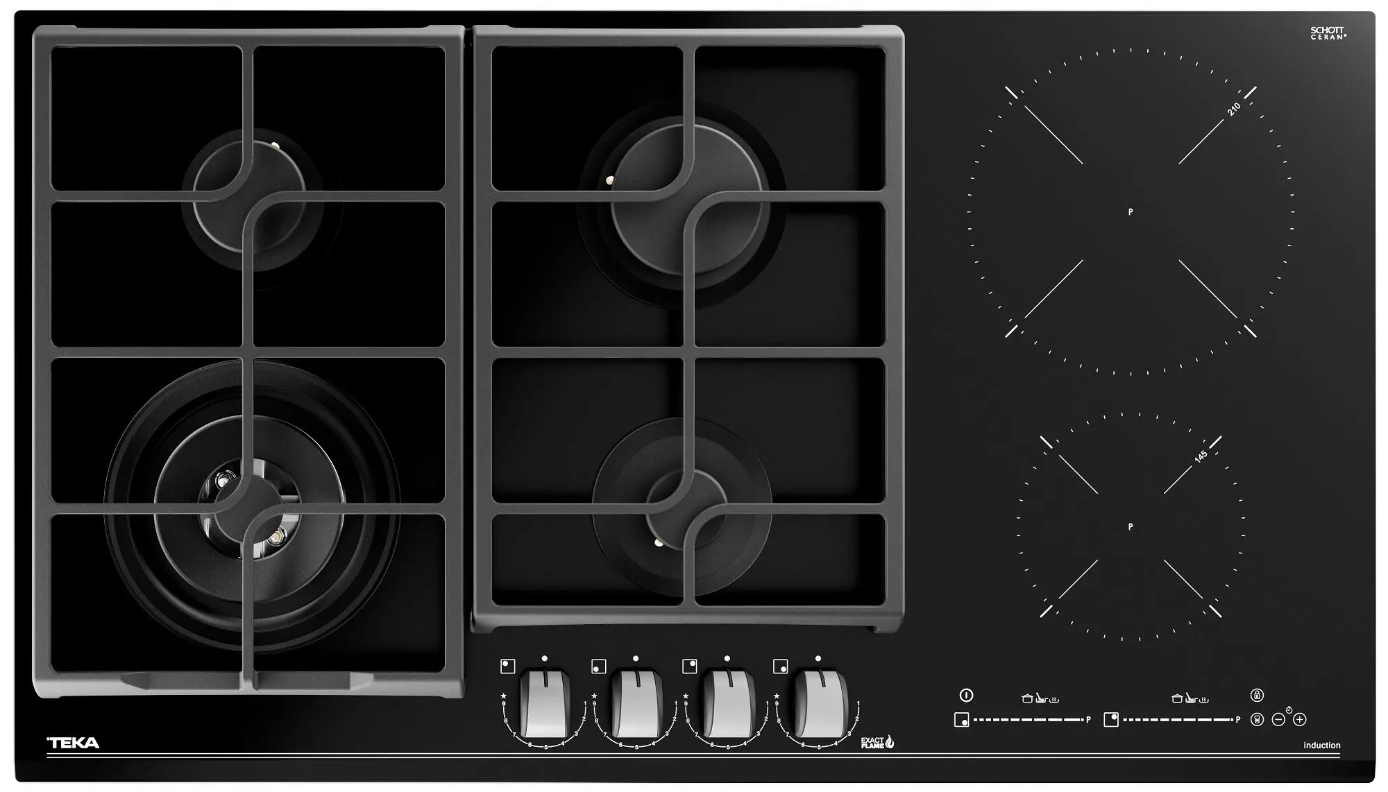 Teka JZC 96342 BBC BK (E4) 90cm