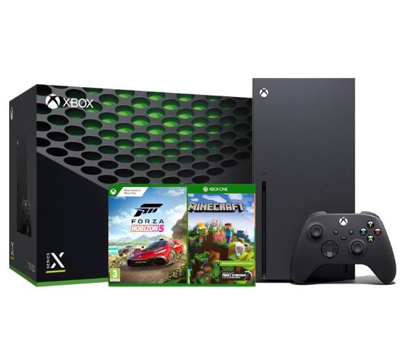 konsola Xbox Series X Xbox Series X + Minecraft Starter Pack + Forza Horizon 5