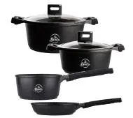 La Bonita Carbon Plus LB7ZG001 7 elementów Indukcja Aluminium