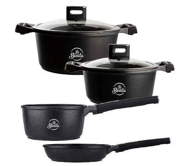 La Bonita Carbon Plus LB7ZG001 7 elementów Indukcja Aluminium