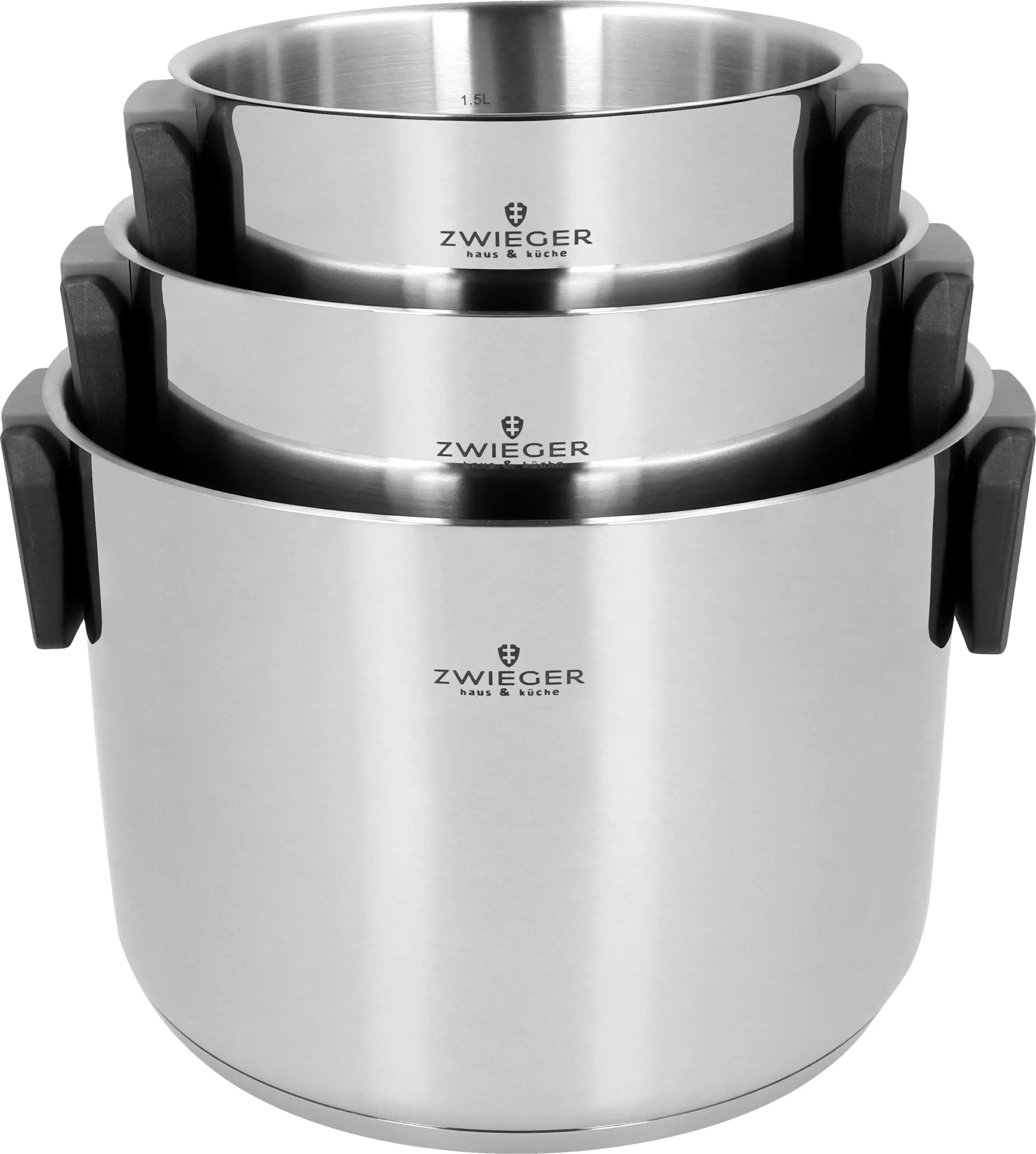 Zwieger Kompact Grey Indukcja Stal nierdzewna 6 elementów