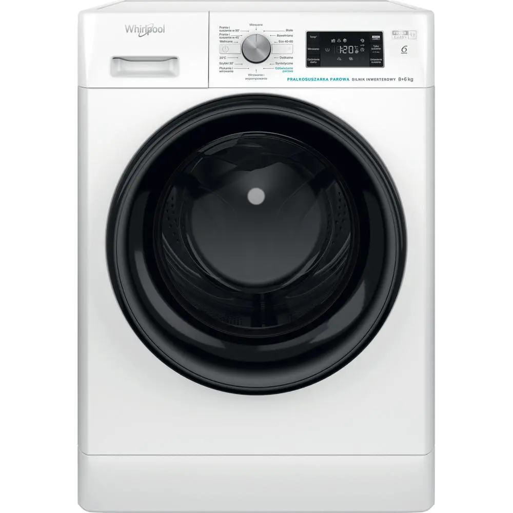 Whirlpool FFWDB 864349 BV PL 54cm 8kg/6kg