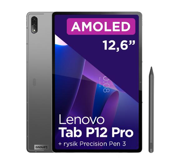 tablet multimedialny Lenovo Tab P12 Pro TB-Q706Z 12,6" 6GB/128GB 5G (storm grey) + rysik Precision Pen 3