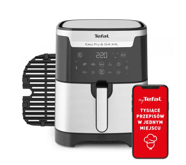 Tefal Easy Fry & Grill XXL EY801 1830W 6,5l Aplikacja mobilna