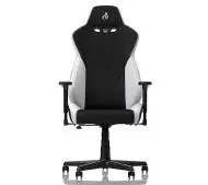 Nitro Concepts S300 Radiant White Gamingowy  do 135kg Tkanina Czarno-biały