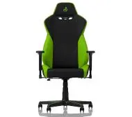 Nitro Concepts S300 Atomic Green Gamingowy  do 135kg Tkanina Czarno-zielony