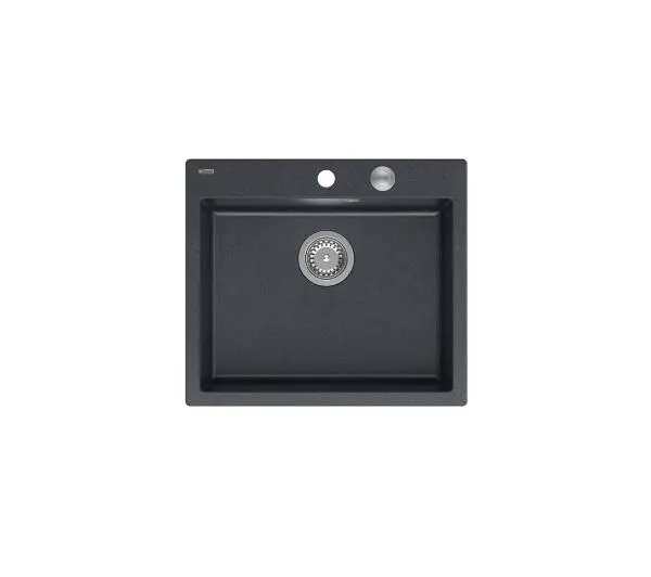 Quadron HB8304U8-BS P2O Morgan 110 Granitowy Czarny metalik/Stalowy