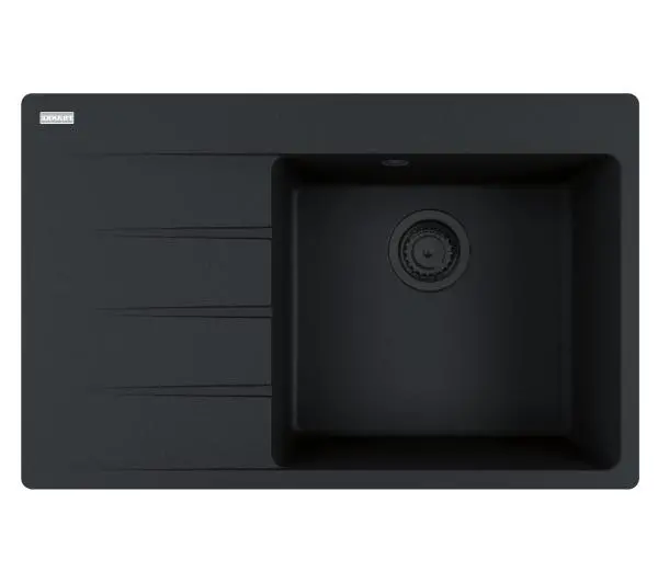 Franke Centro CNG 611-78 TL Komora z prawej strony Granitowy Czarny mat