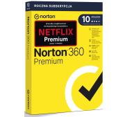 Zdjęcia - Oprogramowanie Norton 360 Premium 75GB 10 Urządzeń/1 Rok + Netflix 1 m-c 