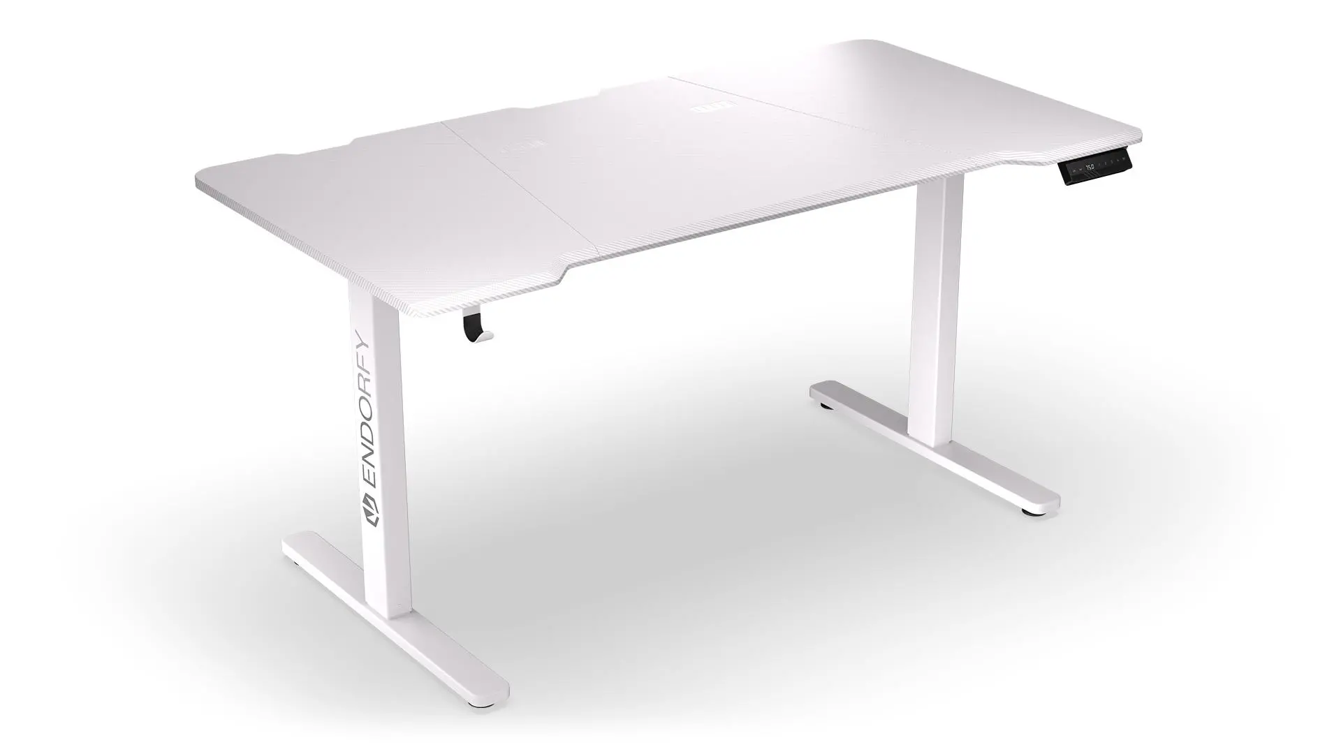 Endorfy Atlas L Electric Onyx White 150cm Regulacja wysokości Biały