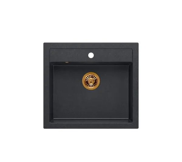 Quadron HCQB6054U8_PVDC1 Bill 110 Granitowy Czarny metalik/Miedziany