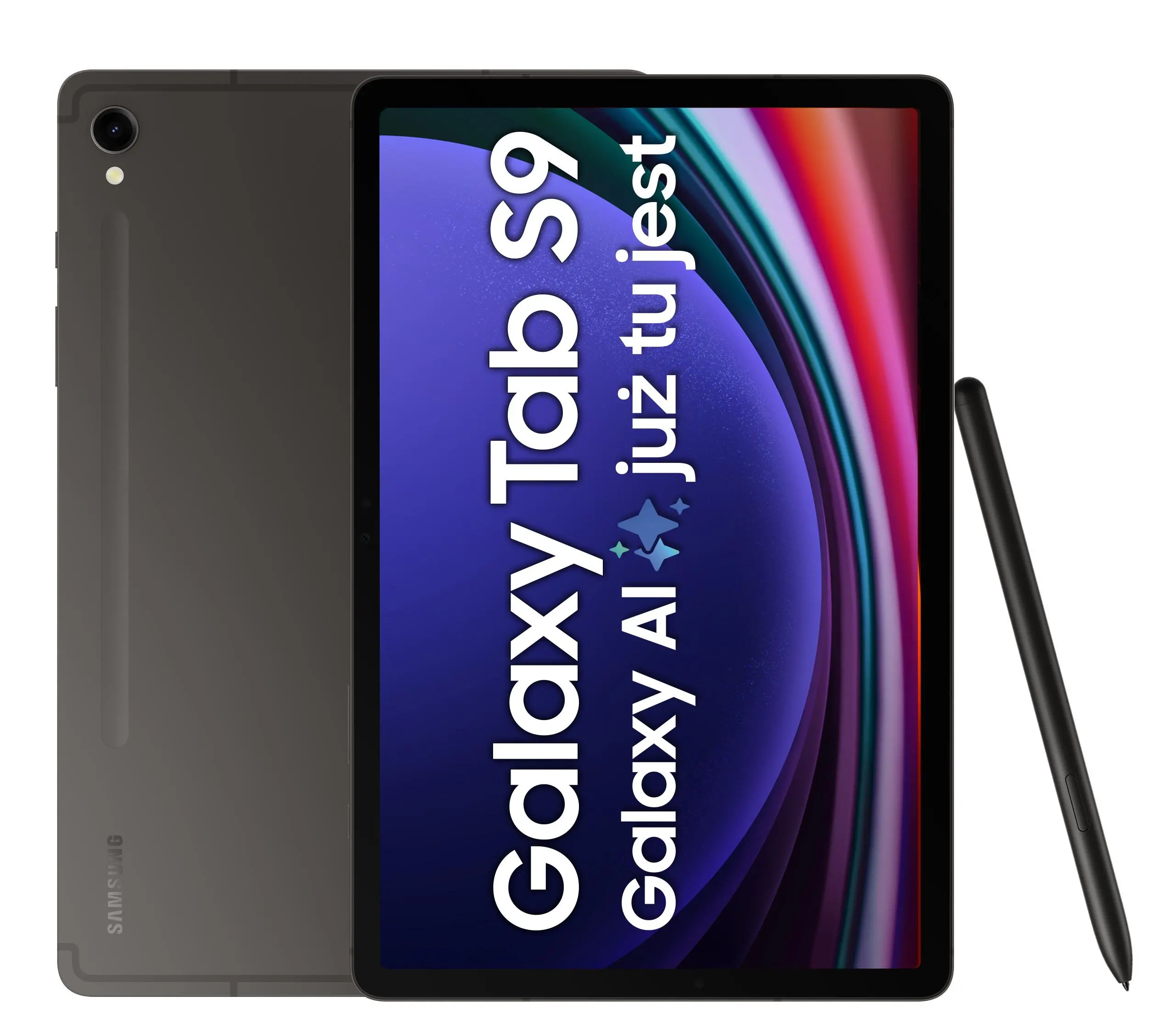 Samsung Galaxy Tab S9 SM-X716 11" 12/256GB Funkcje AI 5G Szary + Rysik S Pen