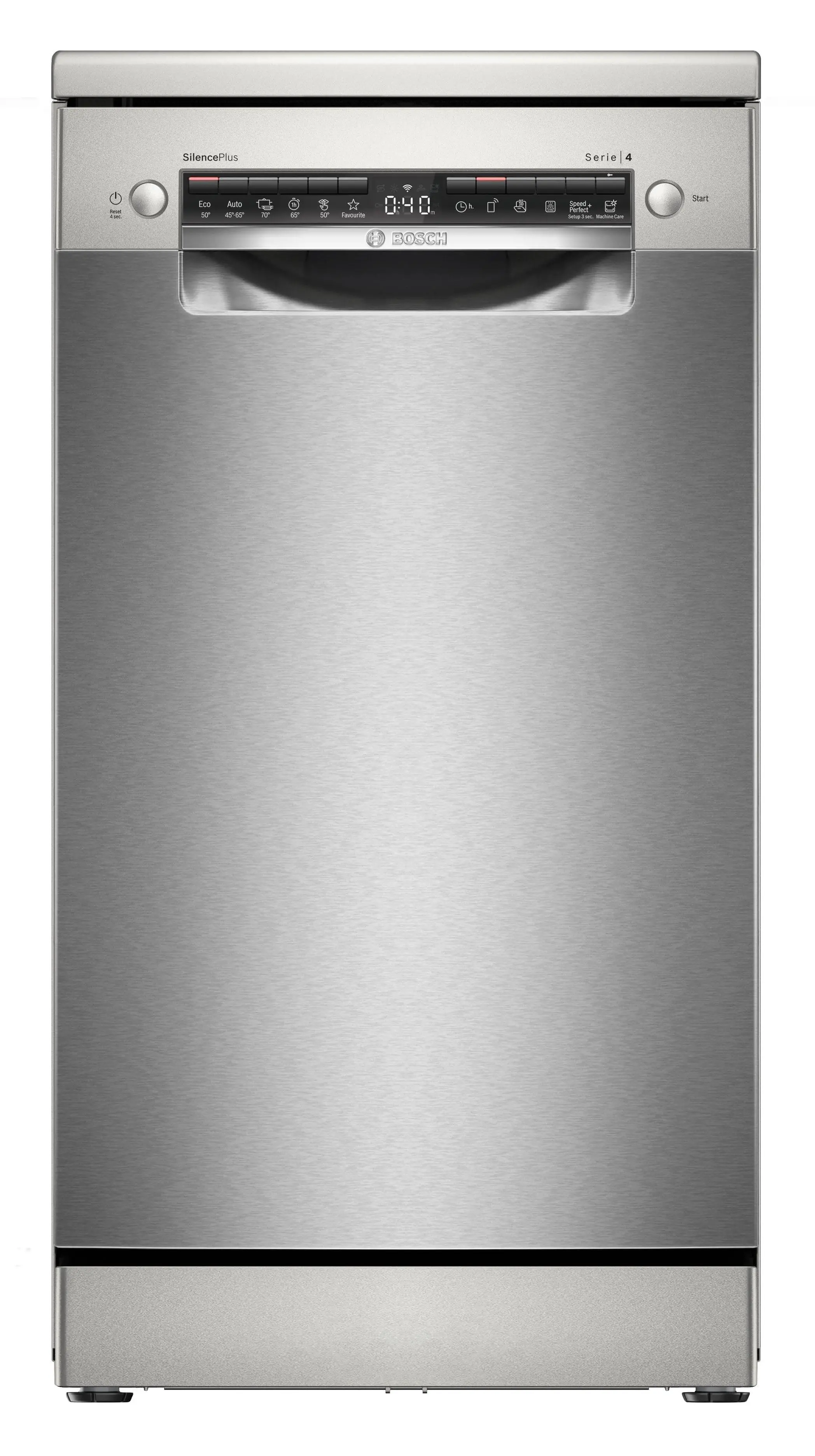 Bosch Serie 4 SPS4EMI24E 45cm Automatyczne otwieranie drzwi Szuflada na sztućce Zdalne sterowanie