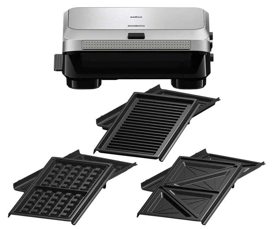 Braun SnackMaker 5 SM5038 3w1 Trójkąty Gofry Panini 800W