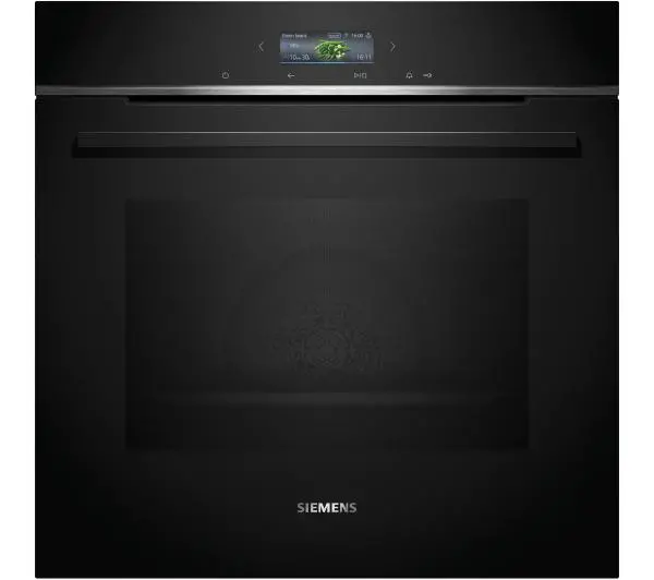 Siemens iQ700 HB754G1B1 Termoobieg AirFry Zdalne sterowanie Czarny