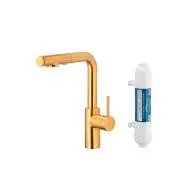 KFA Armatura Arura Duero Pure Basic Pull-Out 6623-112-31 Złoty Stal szlachetna