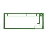 Glorious GLO-ACC-P75-TF-FG Zielony