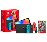 Nintendo Switch OLED Czerwono-niebieski + Super Mario Odyssey
