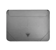 Guess Saffiano Triangle Logo GUCS16PSATLG 16" Srebrny