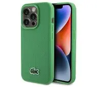 Lacoste LCHMP15XPVCN Hardcase Iconic Petit Pique MagSafe do iPhone 15 Pro Max Zielony