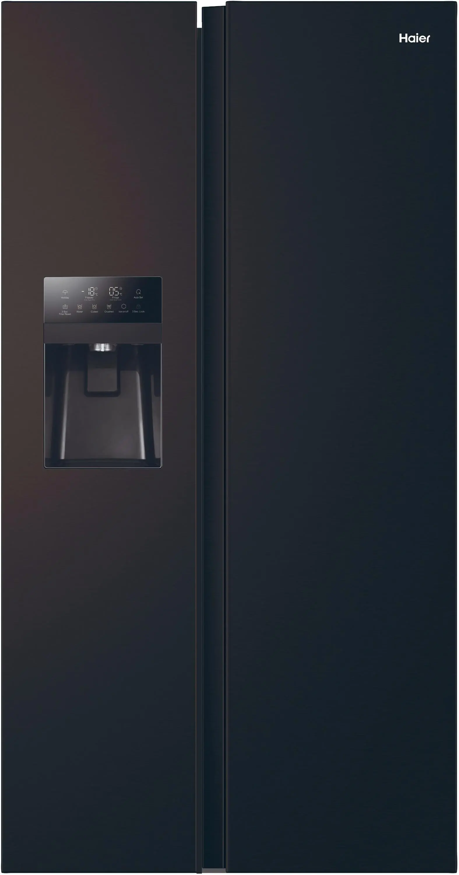 Haier Seria 3 SBS HSR3918EIPB Pełny No Frost 177,5cm Dystrybutor wody Obsydianowy