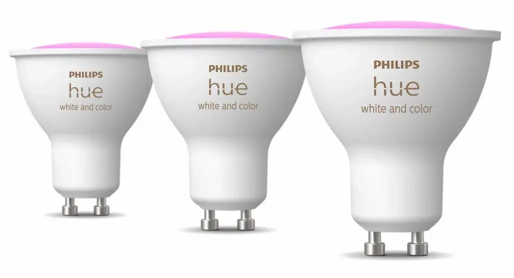 Philips Hue White and Colour Ambiance GU10 400lm 4,2W RGB 3szt.