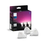 Philips Hue White and Colour Ambiance GU10 400lm 4,2W RGB 3szt.